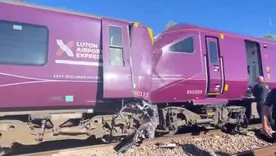 Choque de trenes en Inglaterra