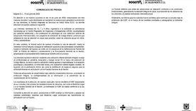 comunicado Subred abuso menor Bogotá