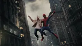 Messi y SpiderMan