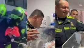 policía rescata bebé recién nacida en Quindío