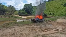 vehículo incinerado segovia antioquia