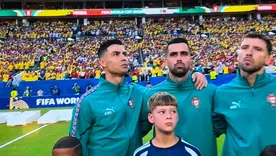Cristiano Ronaldo y Roberto Martínez 