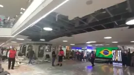 Colapso de techo en Unicentro Medellín 