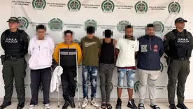 Capturan a seis presuntos integrantes del Tren de Aragua por extorsiones y homicidios en Bogotá