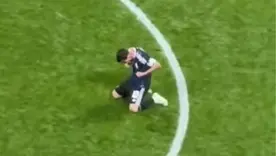 Lionel Messi celebra el paso a la final del Mundial
