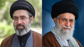 Mojtaba Jamenei y Ali Jamenei