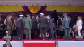 Cúpula Militar se retira antes del discurso de Gustavo Petro