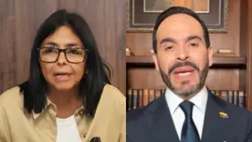 Delcy Rodríguez y Abelardo De la Espriella