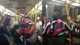 mujer presuntamente embriagada en TransMilenio