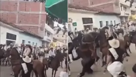 Muerte de caballo durante cabalgata en Villanueva, Santander