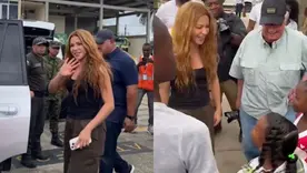 Shakira llegó al Chocó y anunció un millón de dólares para reconstruir escuelas afectadas por el terremoto