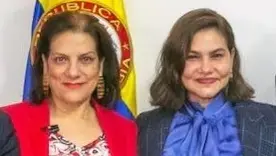 Alexandra Falla, ministra TIC; y Magda Yolima Amaya Arévalo, ex secretaria general del Mintic