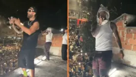 Feid y Ryan Castro sorprenden con concierto improvisado
