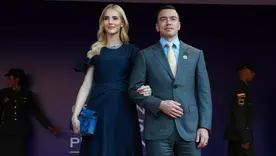 Lavinia Valbonesi, primera dama de Ecuador y Daniel Noboa, presidente de Ecuador