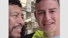 higuita con james rodriguez