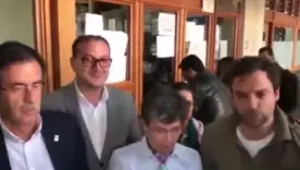 Claudia López cuando demandó obra del Metro