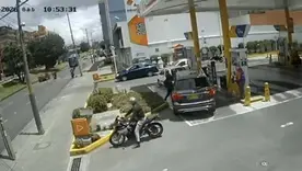 Asalto en estación de servicio al norte de Bogotá