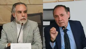 Armando Benedetti y Antonio Sanguino