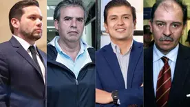 Andrés Calle, Álex Vernot, Víctor Gamboa y Emiro Rojas Granados
