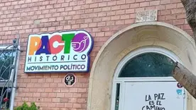 Fachada de la sede del Pacto Histórico en Teusaquillo, Bogotá