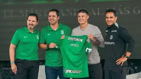 James Rodríguez fue presentado en Atlético Nacional
