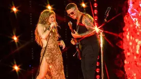Shakira y Alejandro Sanz cantando “La Tortura”