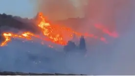 Incendio en Cerro San Marcos Villa de Leyva