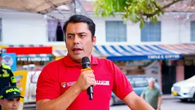 El alcalde de El Colegio, Cundinamarca, Diego Andrés López Suárez,