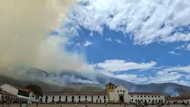Incendio en Villa de Leyva: más de 30.000 litros