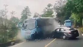 Accidente en la vía Soacha-El Colegio deja ocho heridos, entre ellos tres menores de edad