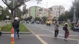Protestas en Bogotá