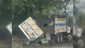 Volqueta explosivos