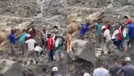 Derrumbe en mina de oro en Santa Bárbara de Iscuandé, Nariño