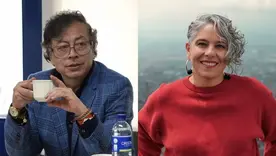 Gustavo Petro y María José Pizarro