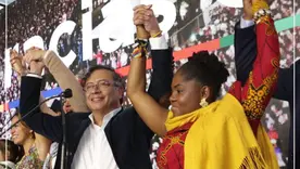 Gustavo Petro y Francia Márquez en campaña 2022