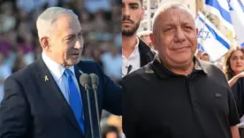 Benjamín Netanyahu y Gadi Eisenkot