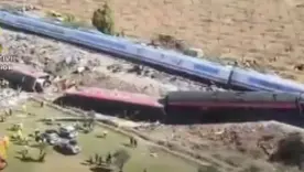 Choque de dos trenes en España