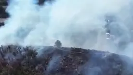 Incendio forestal en Cucunubá, Cundinamarca, amenaza con extenderse a zonas rurales