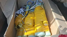 Material explosivo Vía Panamericana