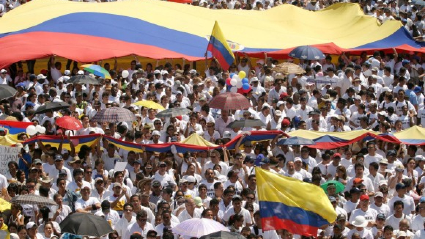 manifestación social en Colombia