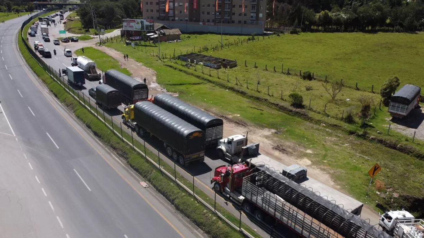 Bloque vial, paro nacional