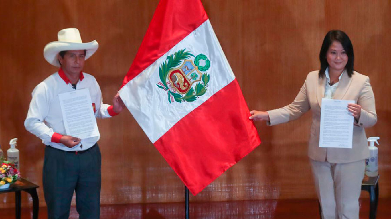Pedro Castillo, Keiko Fujimori