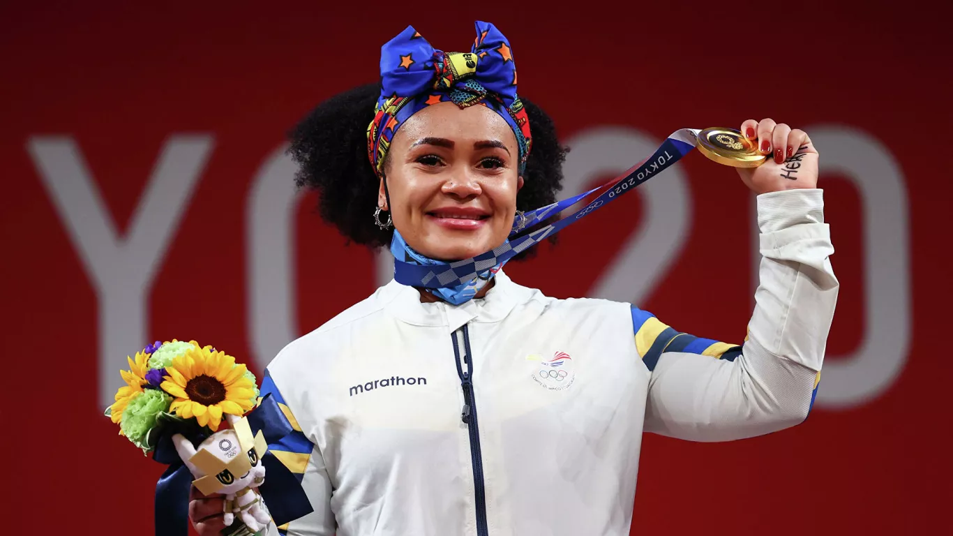Neisi Dajomes deportista ecuatoriana ganó medalla de oro