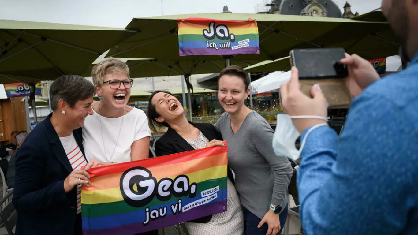 Matrimonio igualitario Suiza 