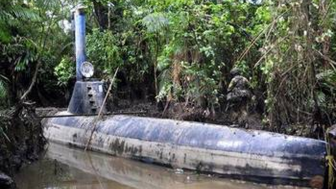 Narcosubmarino utilizado para enviar sustancias ilícitas a México y Estados Unidos