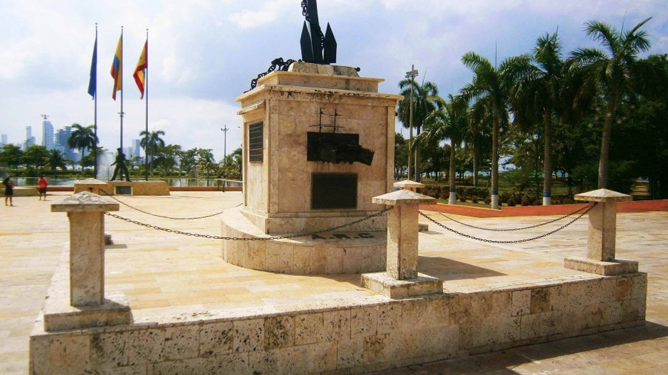 Parque de la Marina en Cartagena