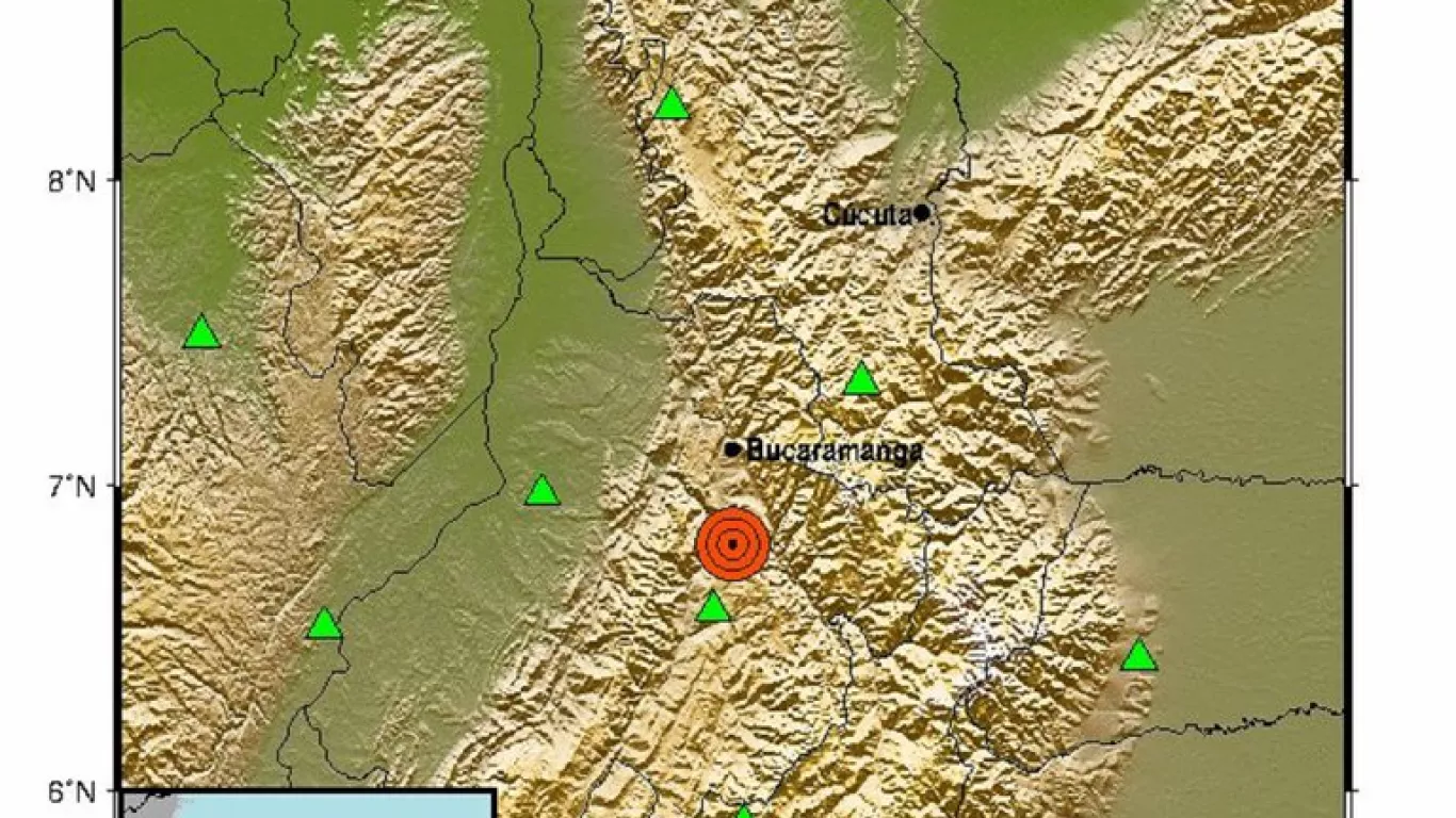 Un nuevo sismo se reportó en Santander