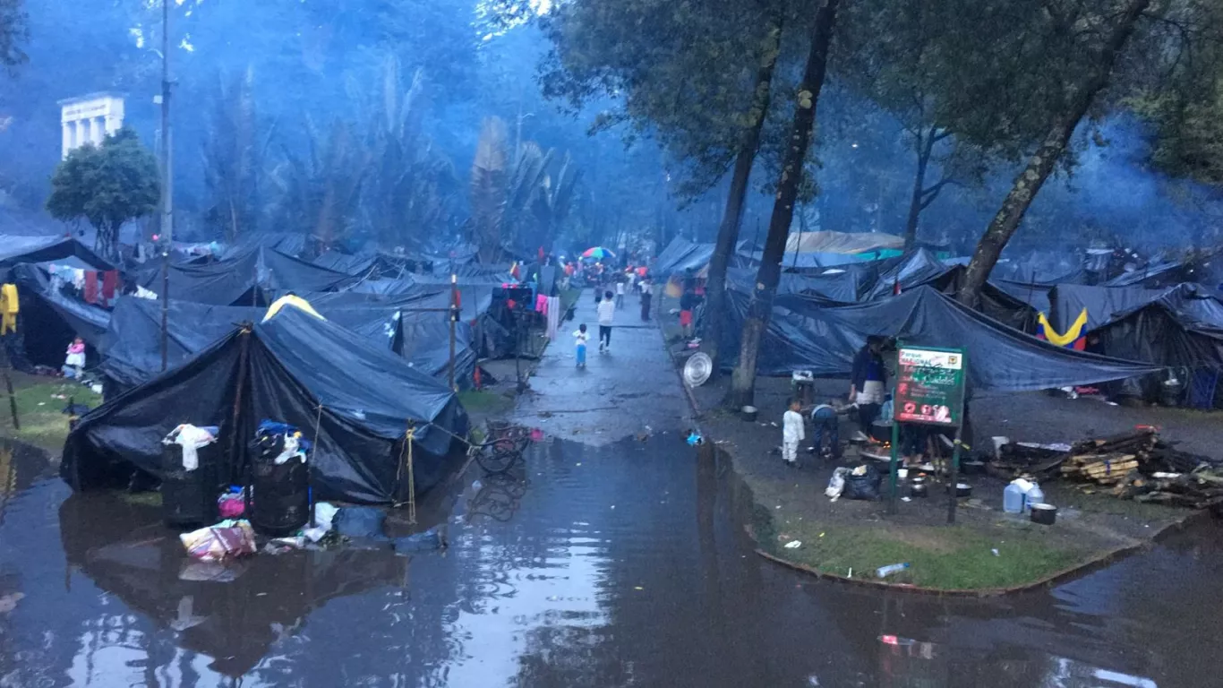 Comunidad indígena asentada en el parque Nacional sufrió inundación por fuertes lluvias 