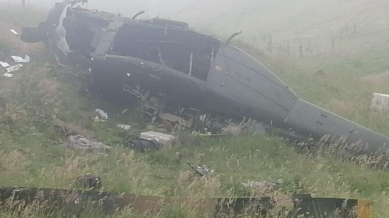 Accidente de helicóptero de la Policía deja un muerto y tres heridos