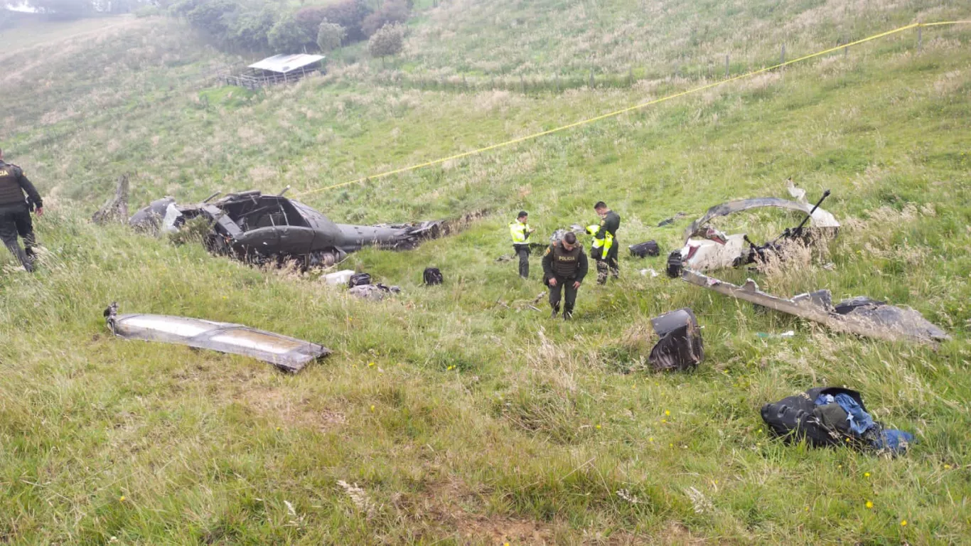 Asciende a tres la cifra de muertos tras el accidente del helicóptero de la Policía en Subachoque